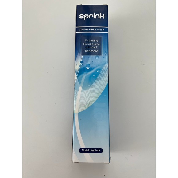 BNIB Sprink Frigidaire PureSource Kenmore Refrigerator Water Filter SWF-49 - Picture 3 of 6